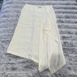 Michael Kors linen cream skirt